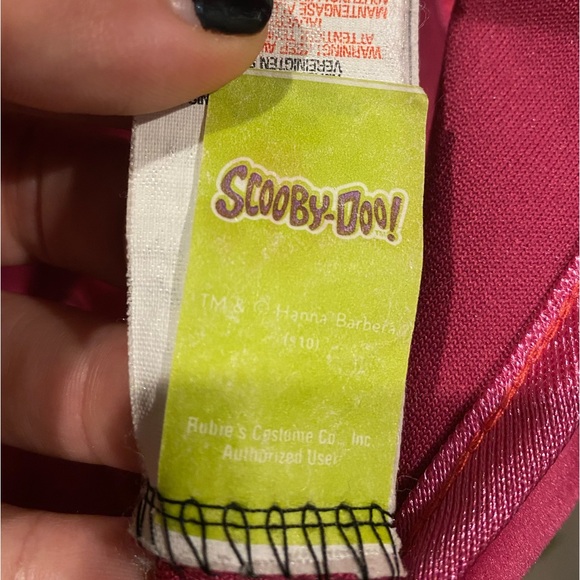 velvet hot pink wrap dress Velma Halloween toddler 🌸☁️🩷 (150) - Picture 5 of 5